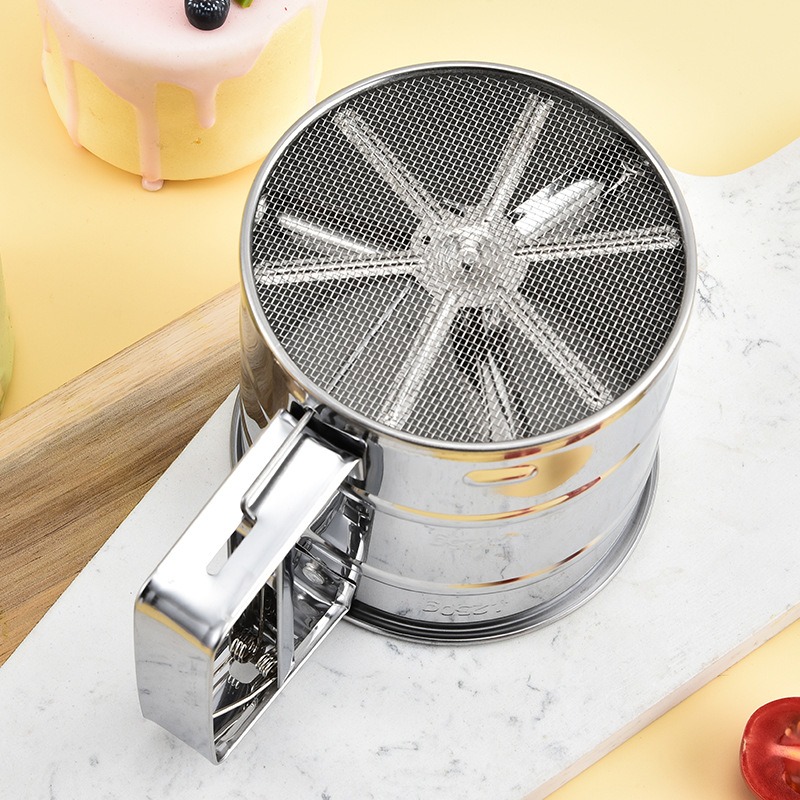 1PC Stainless Steel Flour Sift - Baking Powder Kitchen ulasan dan harga