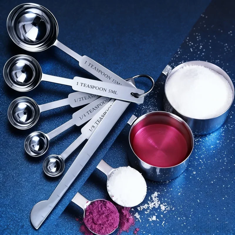 Stackable Stainless Steel Meas - Baking Powder Kitchen ulasan dan harga